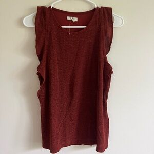 Madewell shimmer top